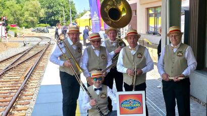 Bild: Artur Nowak/exb
Die "Dixielanders" aus dem Riesengebirge werden beim Marktplatzkonzert von LuhkulTour für Stimmung sorgen.