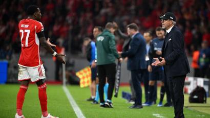 Bild: Sebastian Christoph Gollnow/dpa
Arbeiteten schon bei Union Berlin zusammen: Urs Fischer (r) und Sheraldo Becker. (Archivbild)