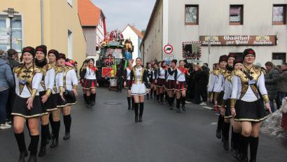 Archivbild: kro
Beim Faschingszug am 8. Februar ist auch wieder die Mähringer Prinzengarde dabei.