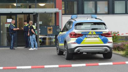 Bild: Benkhardt
Das Arbeitsamtsgebäude war am Freitag nach dem Vorfall geschlossen.