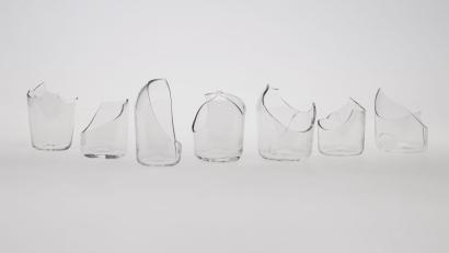 Bild: Louise Lang/exb
Louise Lang, Bruchwelle, 2025, ofengeblasenes Glas.