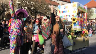 Archivbild: mma
Gaudi muss sein beim Faschingszug.