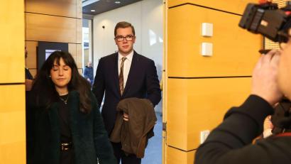 Bild: Daniel Löb/dpa
Der AfD-Politiker Halemba war im Oktober 2023 als damals jüngster Abgeordneter in den bayerischen Landtag gewählt worden.  Er gilt als Rechtsaußen in der bayerischen AfD. (Archivbild)