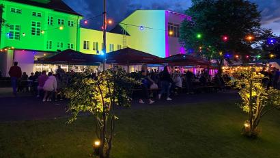 Archivbild: Markus Preisinger
Im vergangenen Jahr war das Bürgerfestgelände prächtig illuminiert.