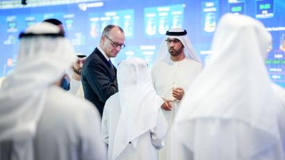 Bild: Kay Nietfeld/dpa
Bundeskanzler Merz trifft Wirtschaftsvertreter in Abu Dhabi: Abschluss der Golfregion-Reise