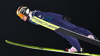 Bild: Daniel Karmann/dpa
Mit ihrer Leistung beim Training war Katharina Schmid alles anderes als zufrieden.