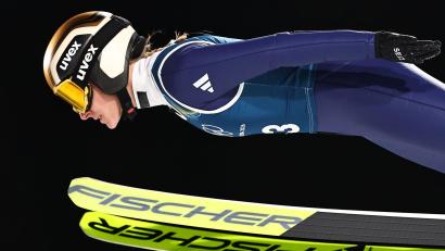 Bild: Daniel Karmann/dpa
Katharina Schmid hat ihre Ziele fest im Blick.