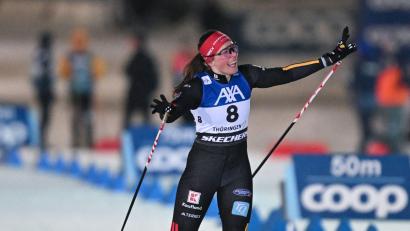 Bild: Hendrik Schmidt/dpa
Coletta Rydzek setzt auch bei den Olympischen Winterspielen auf die familiäre Nähe. (Archivbild)