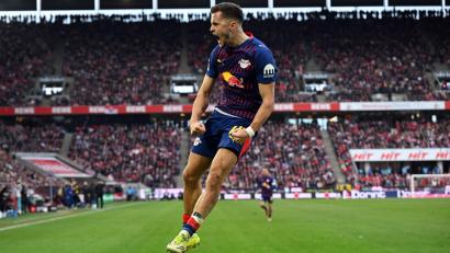 Bild: Federico Gambarini/dpa
Hatte viel Grund zum Jubeln: Christoph Baumgartner.