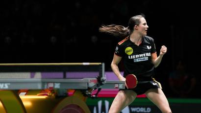 Bild: Wang Ying/XinHua/dpa
Europas beste Tischtennis-Spielerin: Sabine Winter hat zum ersten Mal das europäische Top-16-Turnier gewonnen. (Archivbild)