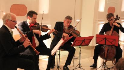 Bild: Konrad Rosner
Das "Concilium Musicum Wien" begeistere mit klassischer und Tanzmusik in der Aula der Abtei Waldsassen.