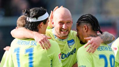 Bild: Uwe Anspach/dpa
Ex-Kapitän Toni Leistner träumt mit Hertha BSC vom Finale im Olympiastadion.