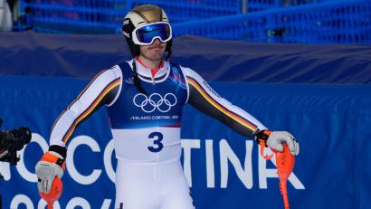Bild: Julia Demaree Nikhinson/AP/dpa
Zu wenig für eine Medaille: Linus Straßer nach dem Slalom.
