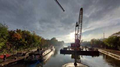 Bild: Romina Köhler, Hermann GmbH Maschinenbautechnologie
Die dunklen Wolken über der Baustelle täsuchen. Die neuen Eigentümer sehen sonnige Aussichten für die Hermann Maschinenbautechologie GmbH.