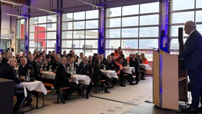 Bild: stg
Innenminister Joachim Herrmann dankte den Blaulicht-Organisationen für ihren Deinst