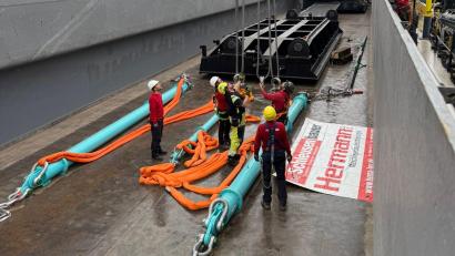 Archivbild: Romina Köhler/Hermann GmbH
An den Schleusen in Deutschland wird die Arbeit für die Spezialisten von Hermann so schnell wohl nicht ausgehen.