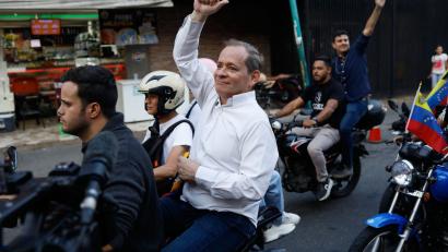 Bild: Cristian Hernandez/AP/dpa
Juan Pablo Guanipa soll kurz nach seiner Freilassung entführt worden sein