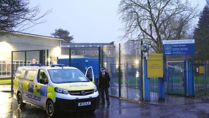 Bild: Ben Whitley/PA Wire/dpa
An einer Londoner Schule kam es zu einem Messerangriff.