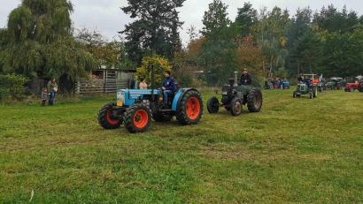 Bild: hzi
Die alten Traktoren zogen die Blicke auf sich.