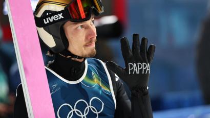 Bild: Daniel Karmann/dpa
Besonderer Gruß: Johann André Forfang denkt an seinen verstorbenen Vater.