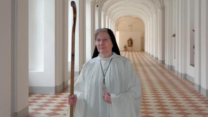Archivbild: Norbert Grüner
Seit drei Jahrzehnten im Amt ist Äbtissin Laetitia Fech. Der besondere Jahrestag wird am ersten Oktoberwochenende gefeiert, zusammen mit zwei weiteren Jubiläen.
