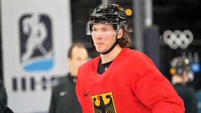 Bild: Peter Kneffel/dpa
Moritz Seider traf im olympischen Dorf einen alten Schulkameraden: Den Eisschnellläufer Moritz Klein.