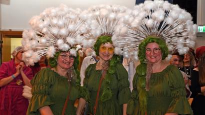 Bild: Rudi Gebert
Beim Gockerlball wird es wieder farbenprächtige und originelle Masken geben.