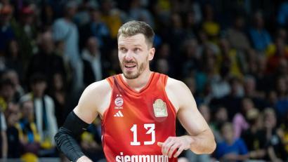 Bild: Soeren Stache/dpa
Trotz 33 Punkten von Andreas Obst verlieren die Bayern-Basketballer in Tel Aviv. (Archivbild)