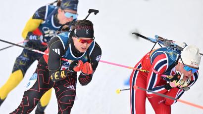 Bild: Hendrik Schmidt/dpa
Justus Strelow darf im Olympia-Sprint ran.