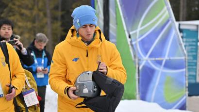 Bild: Robert Michael/dpa
Der ukrainische Skeleton-Pilot Wladislaw Heraskewytsch wurde von den olympischen Wettbewerben ausgeschlossen.