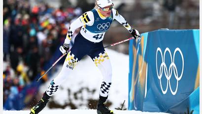 Bild: Daniel Karmann/dpa
Frida Karlsson holt ihr zweites Olympia-Gold in Tesero.