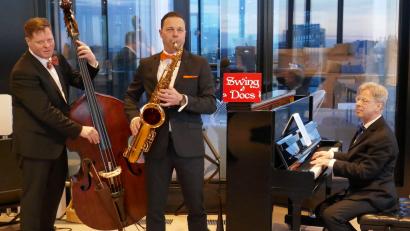Bild: Ernst Höfling
Das Konzert am 5. März im Max-Reger-Gymnasium eröffnen die "Swing Docs."