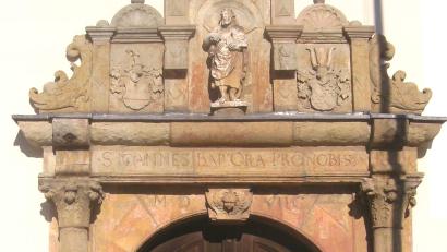 Bild: Josef Eimer
Landgraf Georg Ludwig sperrte das Portal der Klosterkirche am 4. März 1601 höchstpersönlich für die Franziskaner auf.