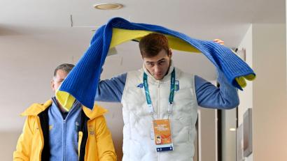 Bild: Peter Kneffel/dpa
Wladislaw Heraskewytsch bekam vom Cas keine Starterlaubnis.