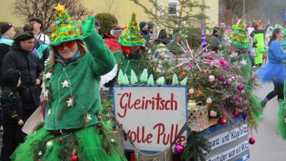 Bild: bnr
Der Frauenstammtisch gab das Motto vor: "Gleiritsch volle Pulle".