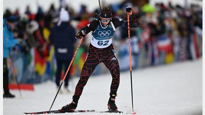 Bild: Hendrik Schmidt/dpa
Franziska Preuß wurde von den Magenproblemen verschont.