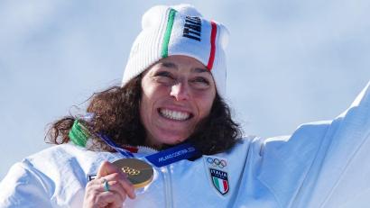 Bild: Michael Kappeler/dpa
Eine der schon jetzt etlichen italienischen Olympia-Stars: Skirennfahrerin Federica Brignone.