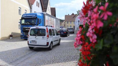 Archivbild: mfh
Die Sanierung der Straße im Ortskern ist eines der großen Zukunftsthemen in Königstein.
