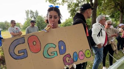 Symbolbild: Heike Unger
Beim Firmenlauf Amberg-Sulzbach sind auch Unterstützer am Straßenrand gern gesehen.