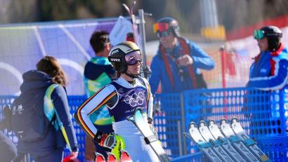 Bild: Michael Kappeler/dpa
Medaillen-Traum geplatzt: Lena Dürr war sichtlich enttäuscht.