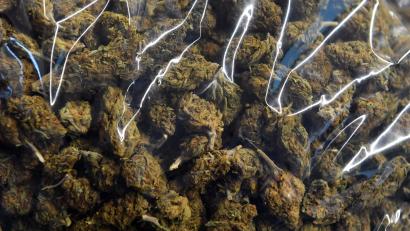 Symbolbild: Hendrik Schmidt
Ein Amberger hatte Drogen im Internet bestellt. Zivilfahnder kontrollierten an einer Autobahnraststätte den Kofferraum des Kuriers und entdeckten die Marihuana-Box, bevor sie zugestellt werden konnte. Der vermeintliche Empfänger musste sich jetzt vor dem Amtsgericht Amberg verantworten.