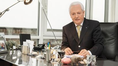 Bild: Foto Duschner/Conrad Electronic
Klaus Conrad, hier auf einem vom Conrad Electronic zur Verfügung gestellten Bild, feiert am 27. Februar seinen 90. Geburtstag.