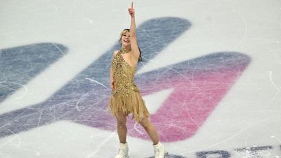 Bild: Peter Kneffel/dpa
Alysa Liu gewinnt Eiskunstlauf-Gold.