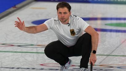 Bild: Fatima Shbair/AP/dpa
Marc Muskatewitz und die deutschen Curler hatten keine Chance mehr auf das Olympia-Halbfinale.