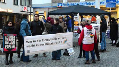 Bild: Kunz
Zum sechsten Mal gedenkt Weiden der Opfer des rechtsextremistischen Terroranschlags von Hanau.