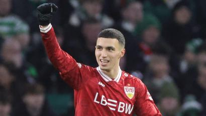 Bild: Steve Welsh/PA/AP/dpa
Ein wichtiger Faktor für den VfB: Torschütze Bilal El Khannouss.