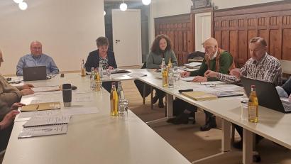 Bild: amö
Das Gremium des Zweckverbandes zur Wasserversorgung der "Schneeberger Gruppe" tagte im Thammerhaus in Winklarn.