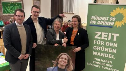 Bild: Anna Pschierer
Laura Weber beim politischen Aschermittwoch der Grünen in Weiden.