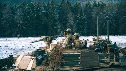 Bild: Sgt. Christian Aquino/ US Army
US-Soldaten bei der aktuell stattfindenden Übung "Combined Resolve" auf dem Truppenübungsplatz Hohenfels.