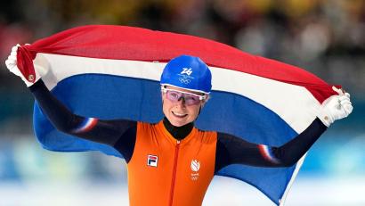 Bild: Ben Curtis/AP/dpa
Marijke Groenewoud erlebte mit dem Olympiasieg und einem Heiratsantrag einen doppelten Glücksmoment.